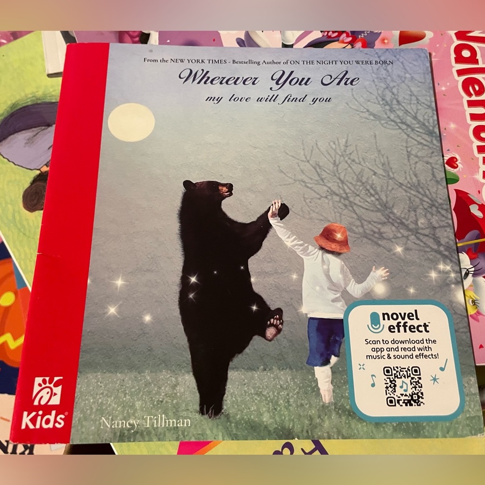 ⭐️2024 chick fil a kids meal book wherever you are my love will find you